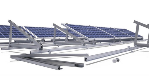 Pack estructura Renusol Trisole 30º 20 paneles (2 filas) (válido para panel de anchura hasta 1134mm)