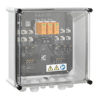 [2683230000] Combiner Box Weidmuller, 1000 V, 1 MPPT, 3 entradas/3 salidas por MPPT, Con soporte de fusible, Protección contra sobretensiones II, Prensaestopas []
