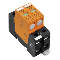 Descargadores de sobretensión Weidmuller, Baja tensión, 600 V, Tipo: VPU II 2 PV 600V DC, Sin contacto de aviso remoto []