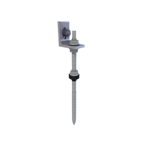 [A2061] S01G-250-20-A. Fixação aparafusada ao betão/madeira para telhado de telha. Anodizado
