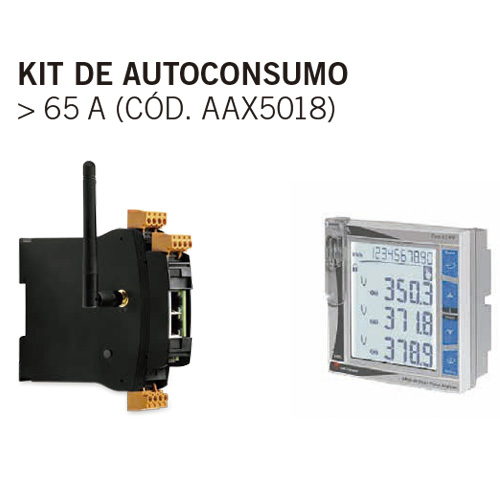 [AAX5018] Kit SELF-CONSUMPTION 3PLAY 100TL (WATTMETER > 65A PER PHASE+ EMS)