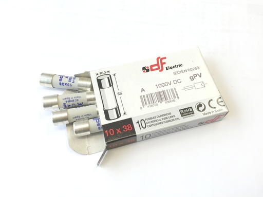 [PV-15A10F] Fusible 15A 1000V  dc  gPV